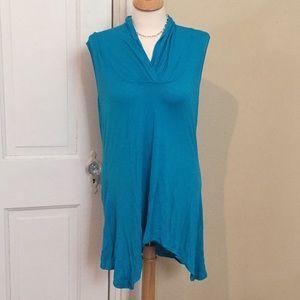 SOLD Turquoise sleeveless blonde L